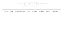 Tablet Screenshot of chosn.com